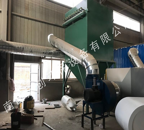 鑫尼歐辦公家具廠布袋除塵器➕活性炭吸附裝置